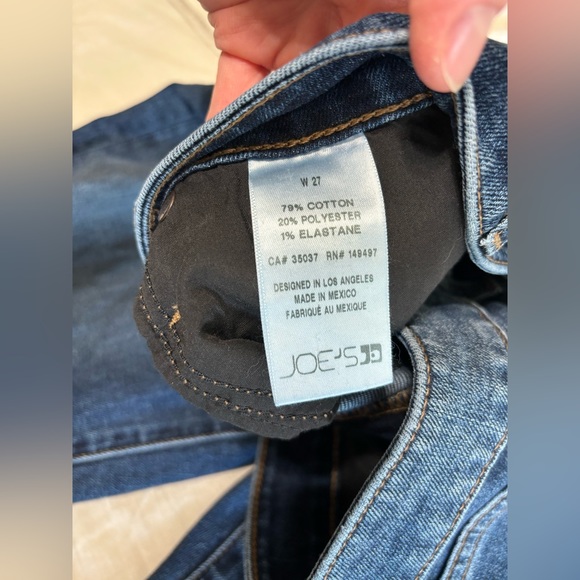 Joe’s Jeans Slim Straight High Rise Mom Denim Jeans Size 27 - Picture 8 of 10